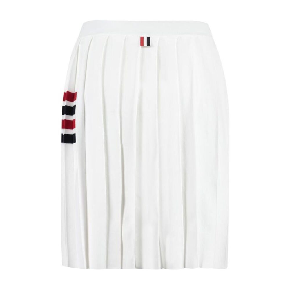THOM BROWNE Pleated Tennis Skirt Women WHITE Skirts